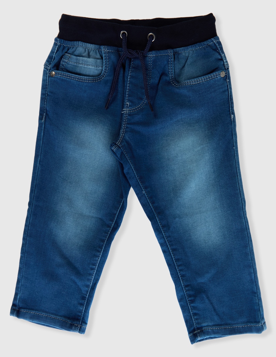Jeans straight deslavado para niño Jeans straight deslavado para niño