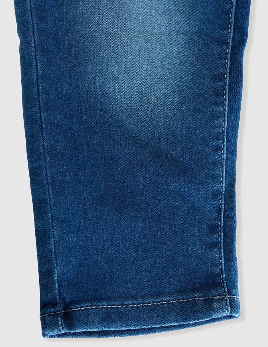 Jeans straight deslavado para niño 4