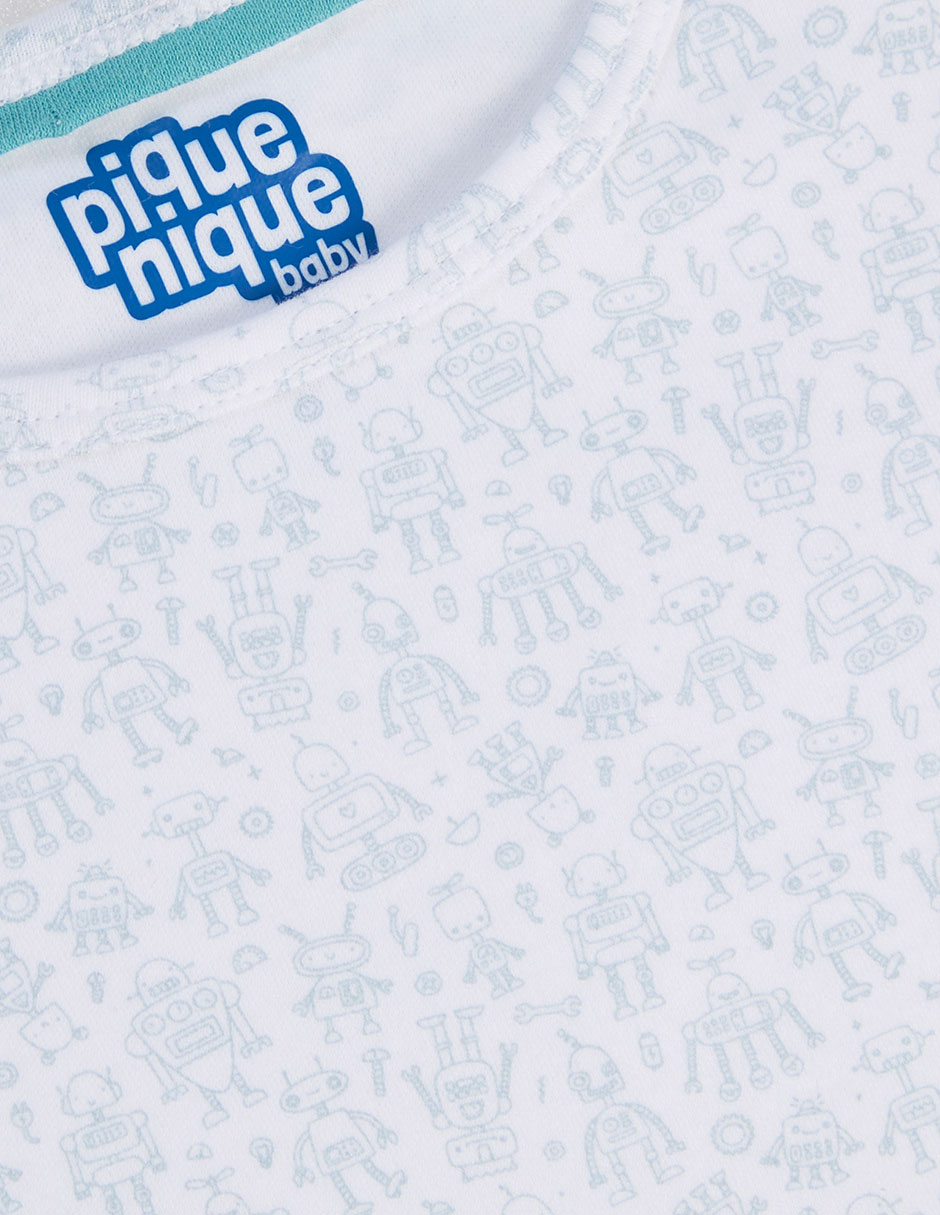 Set playera manga corta para bebé unisex 3