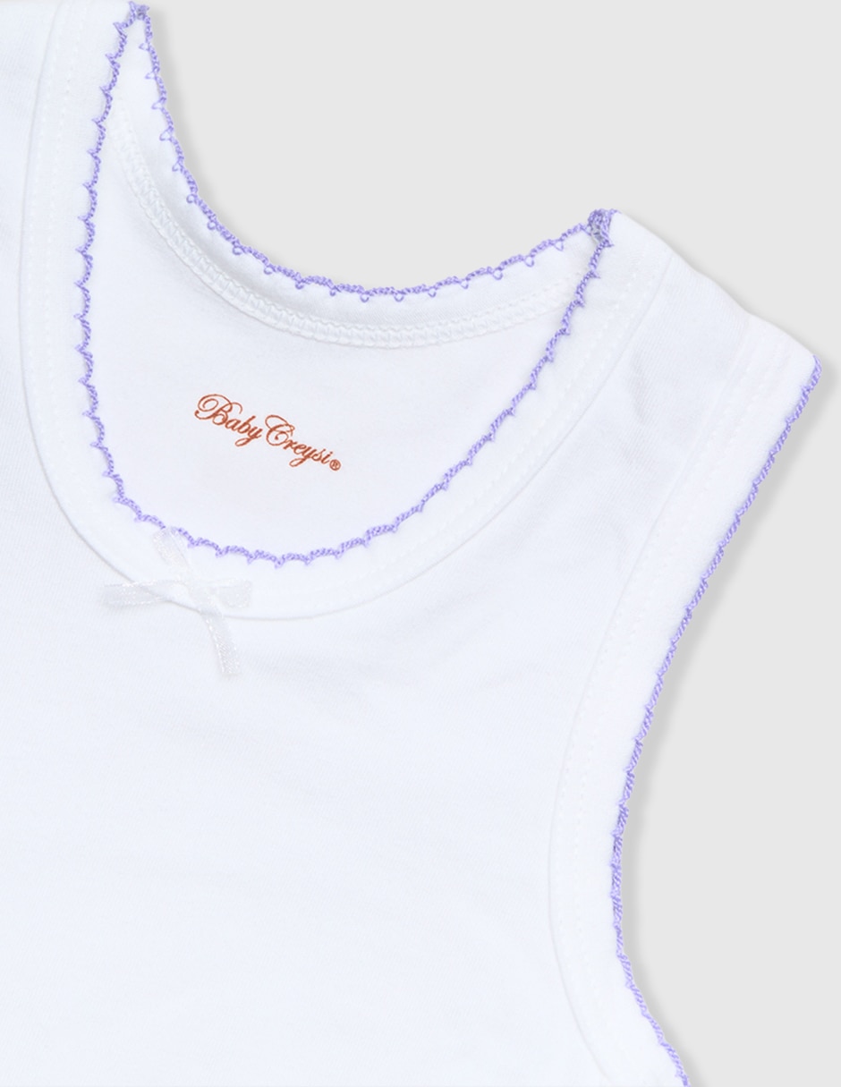 Set camiseta cuello redondo Picueta para bebé niña 3