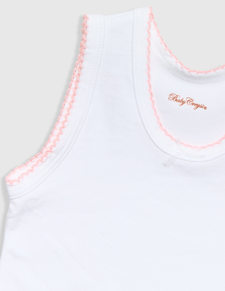 Set camiseta cuello redondo Picueta para bebé niña 5