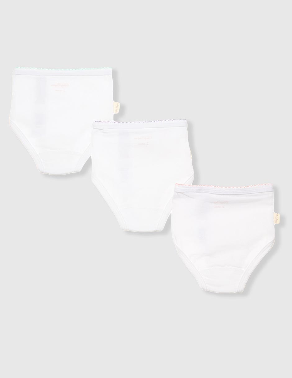 Set calzón de algodón para bebé niña 2