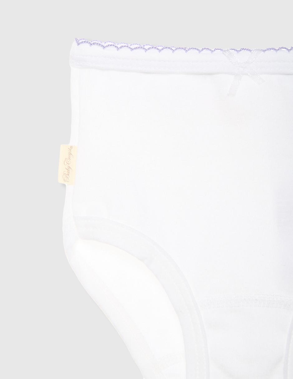 Set calzón de algodón para bebé niña 4