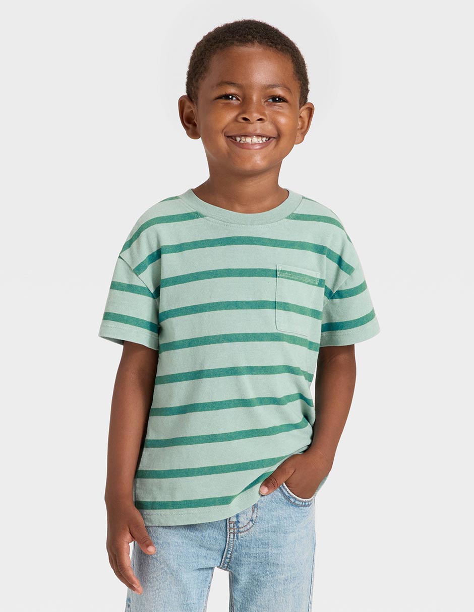 Playera manga corta para niño