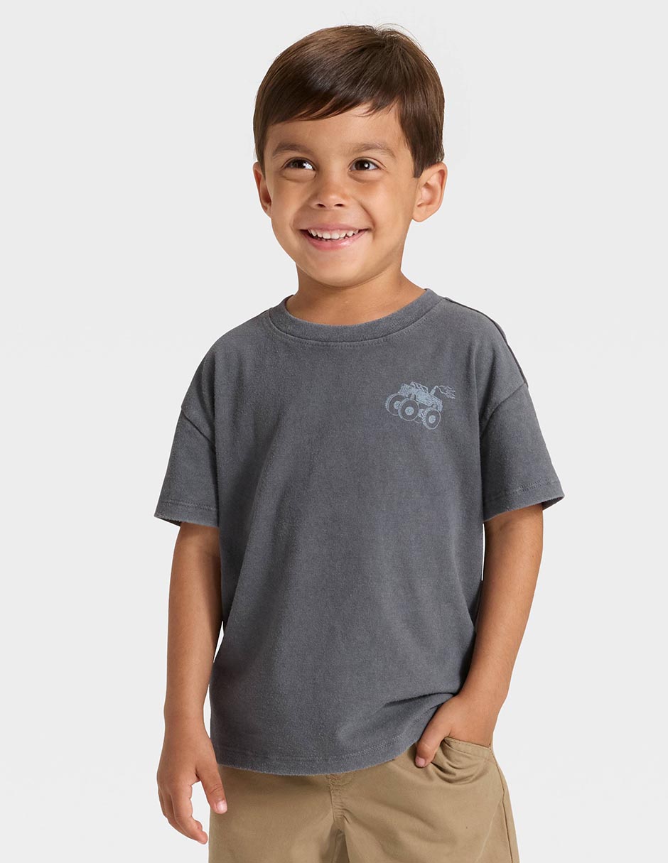 Playera manga corta para preescolar niño Playera manga corta para preescolar niño