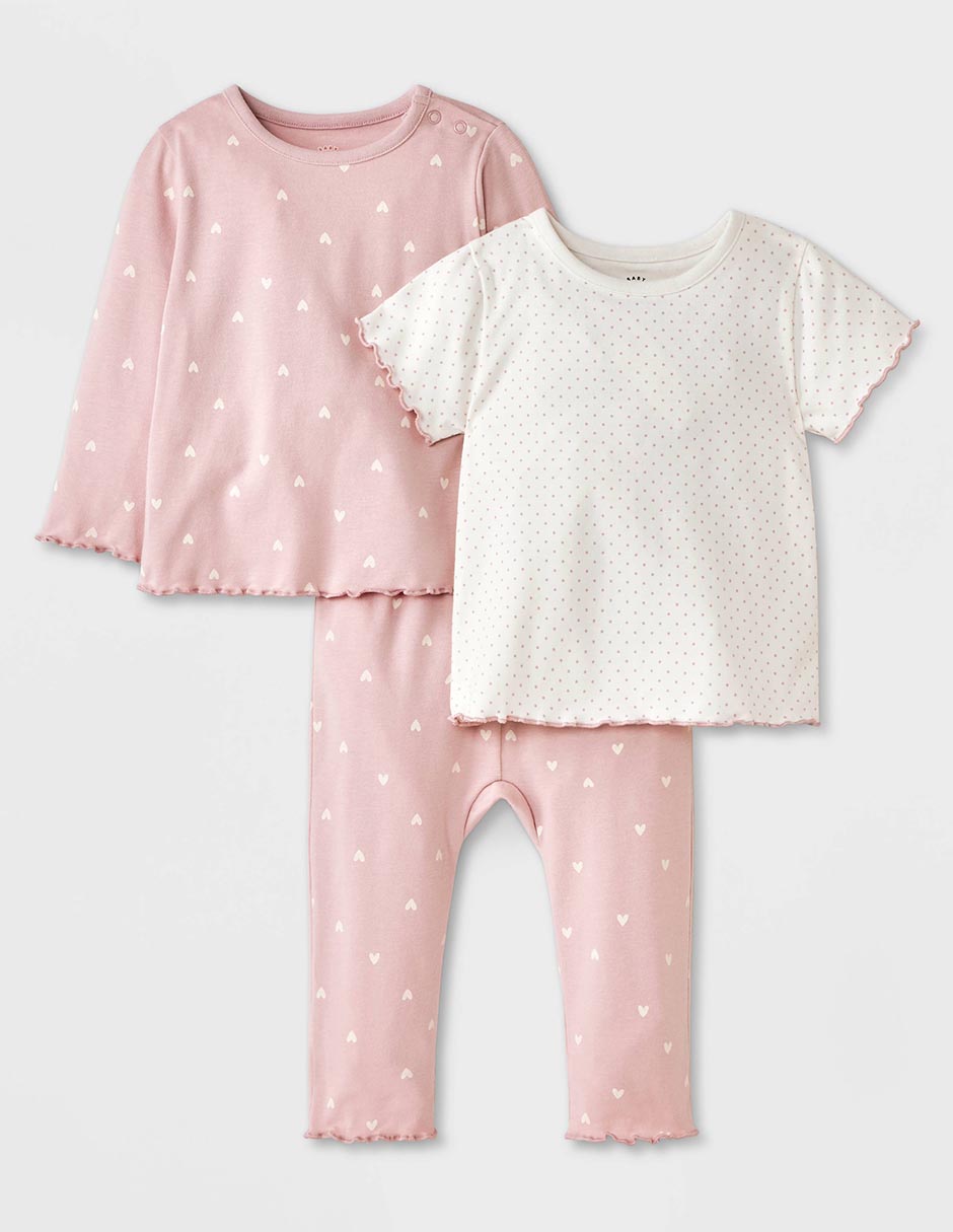 Conjunto Cat Jack de algodón para bebé niña piezas