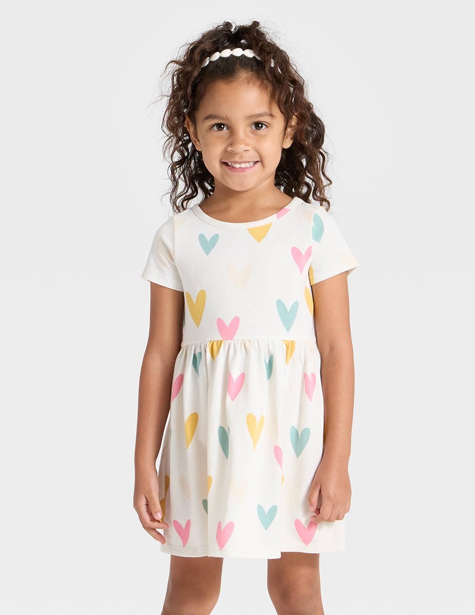 Vestido manga regular para niña Vestido manga regular para niña