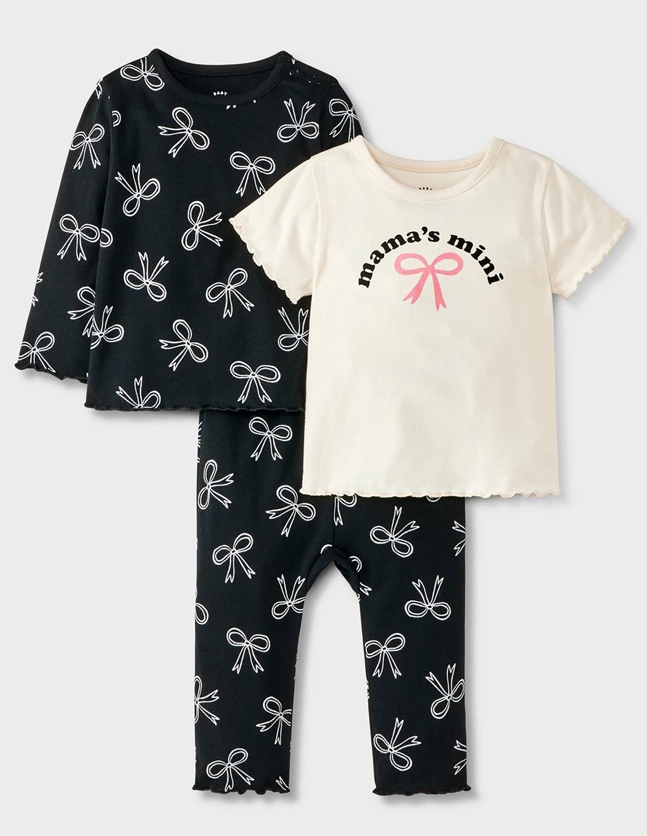 Conjunto de algodón para niña Conjunto de algodón para niña