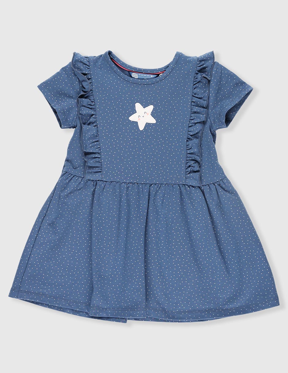 Vestido manga regular para bebé niña 8