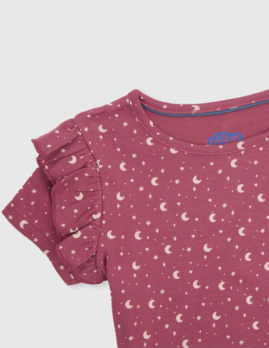 Set playera manga corta para bebé niña 3