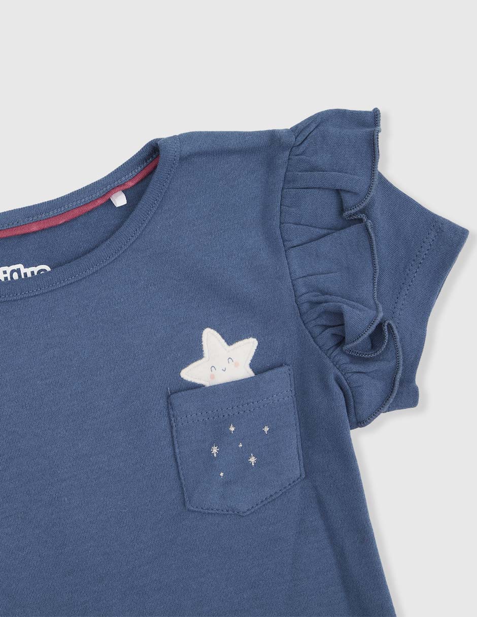 Set playera manga corta para bebé niña 5