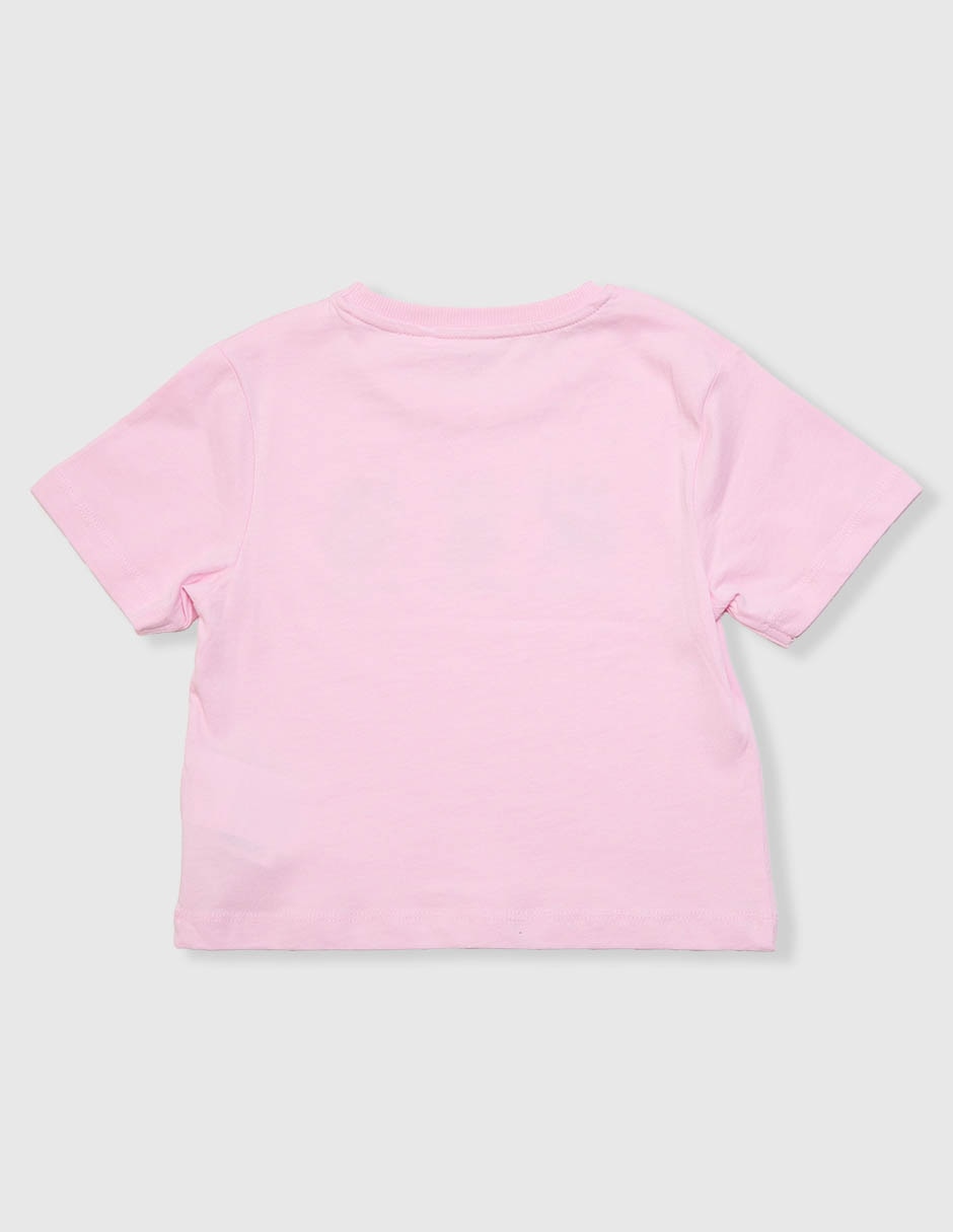 Playera manga corta para niña