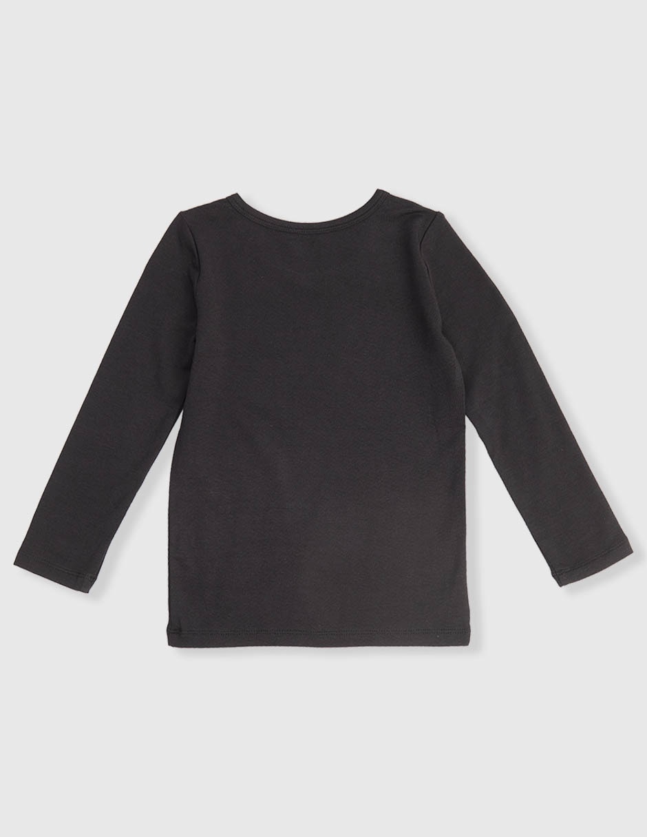 CAMISETA 365 ESSENTIAL, 3T AÑOS, NEGRO