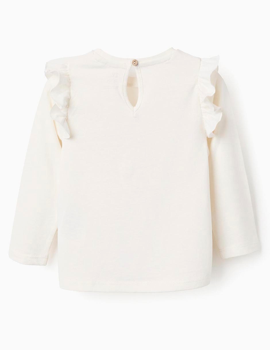 Playera manga larga para bebé / infantil niña 2