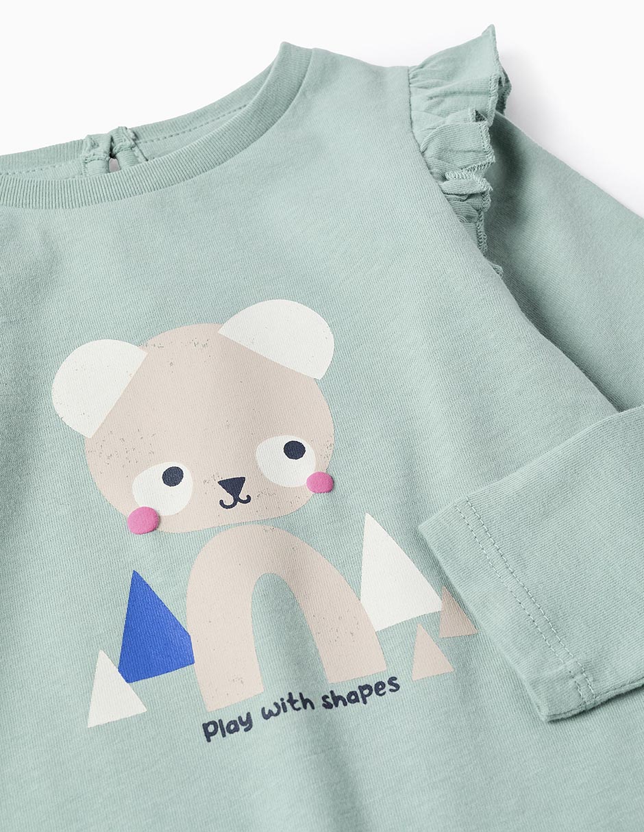 Playera manga larga para niña 3
