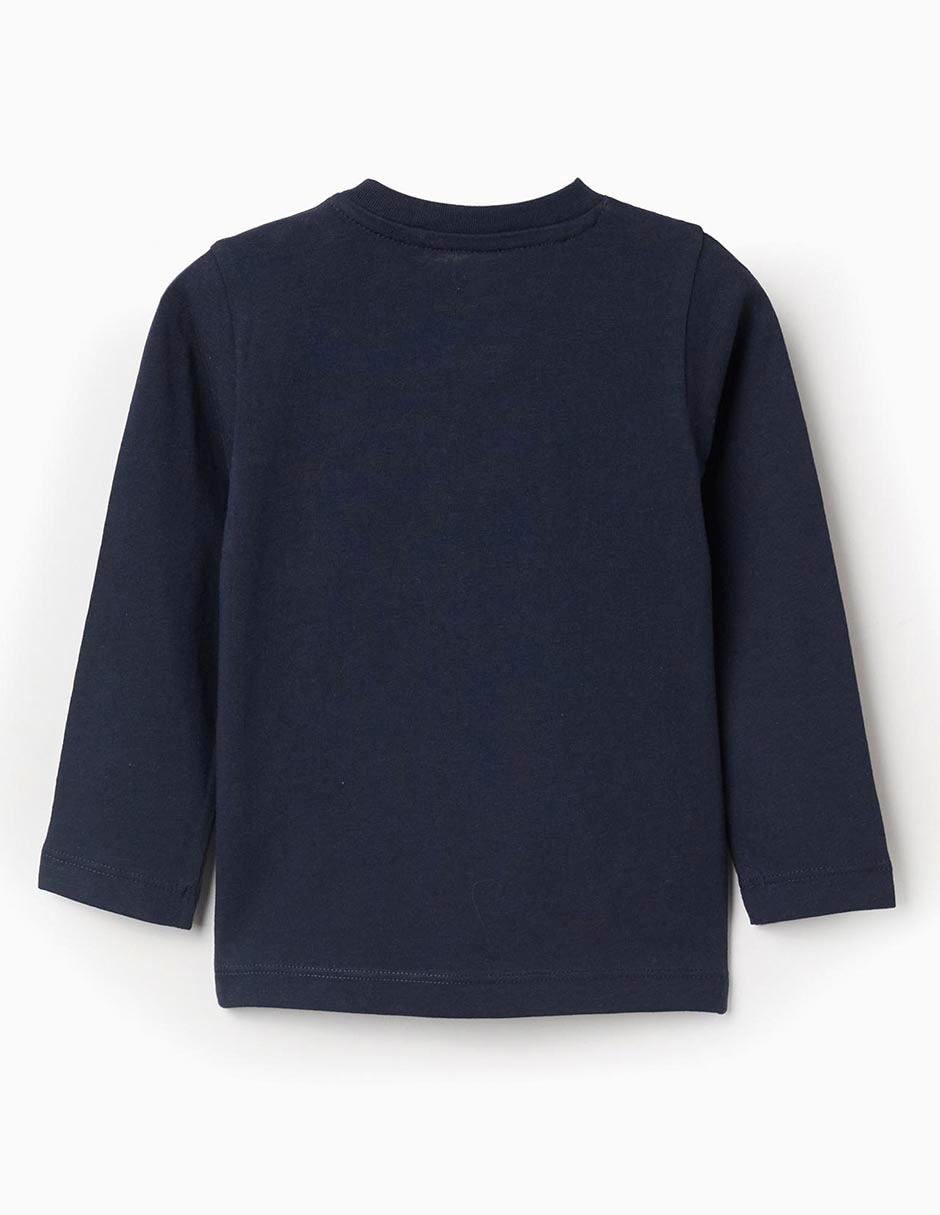 Playera manga larga para bebé niño 2