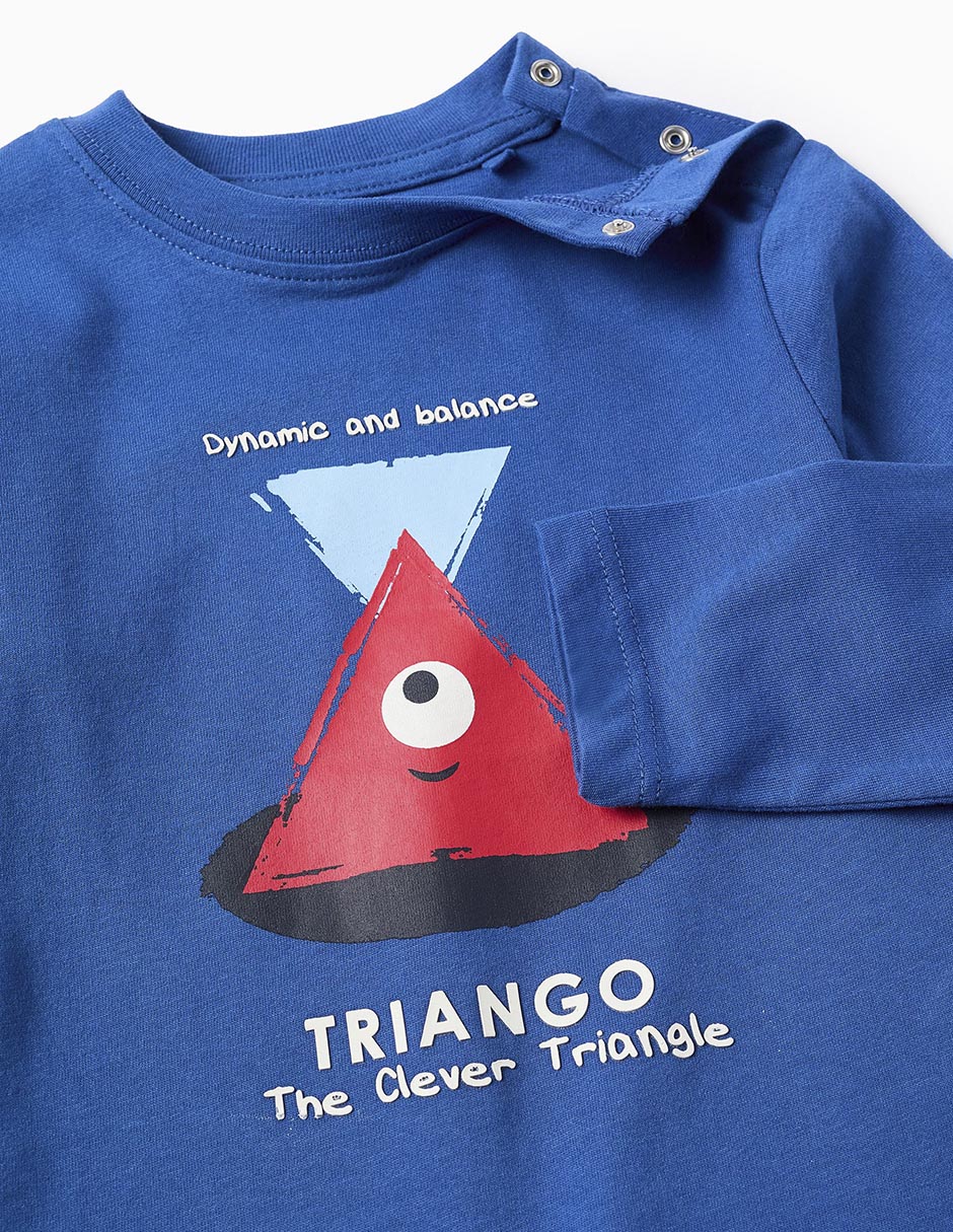 Playera manga larga para bebé niño 3