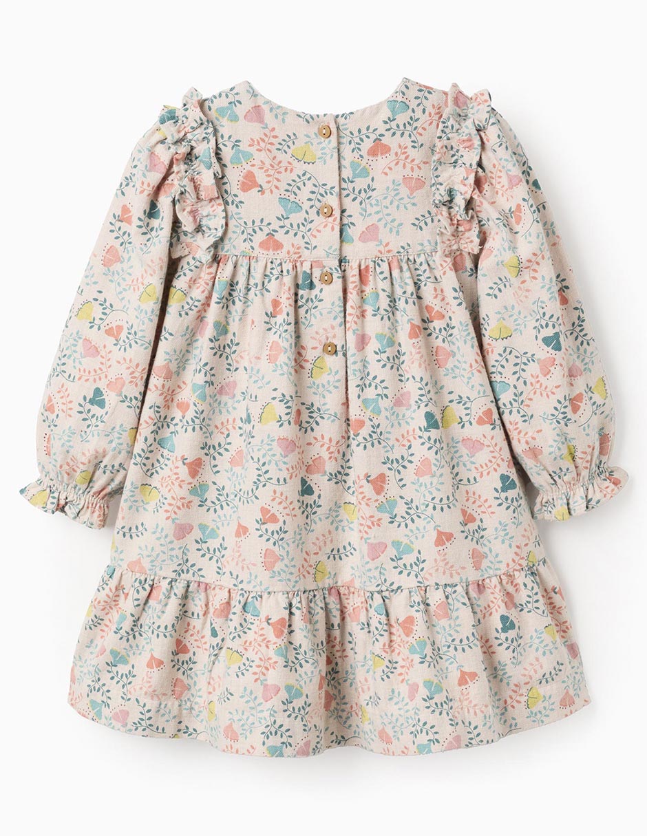 Vestido manga globo para niña 2