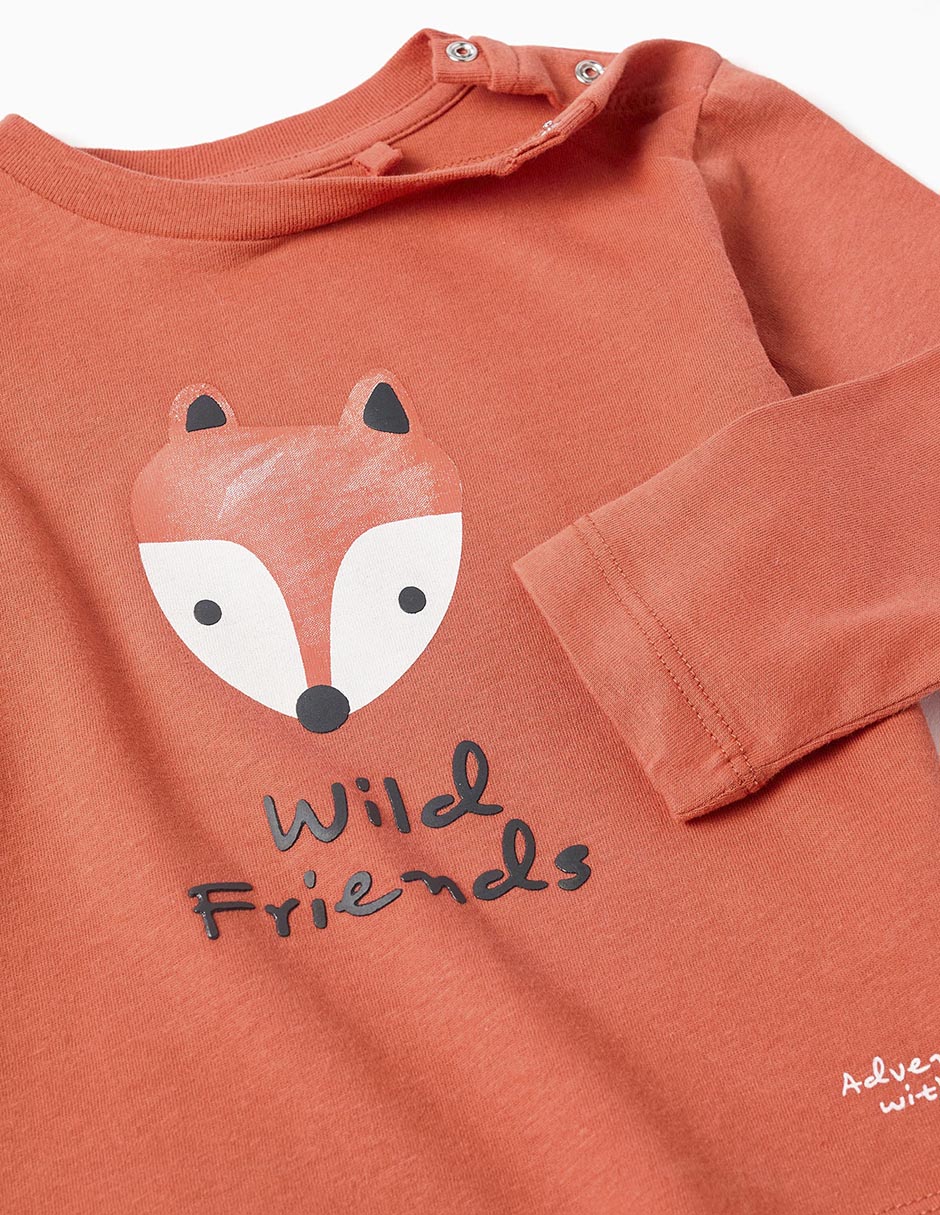 Playera Zippy manga larga para bebé
