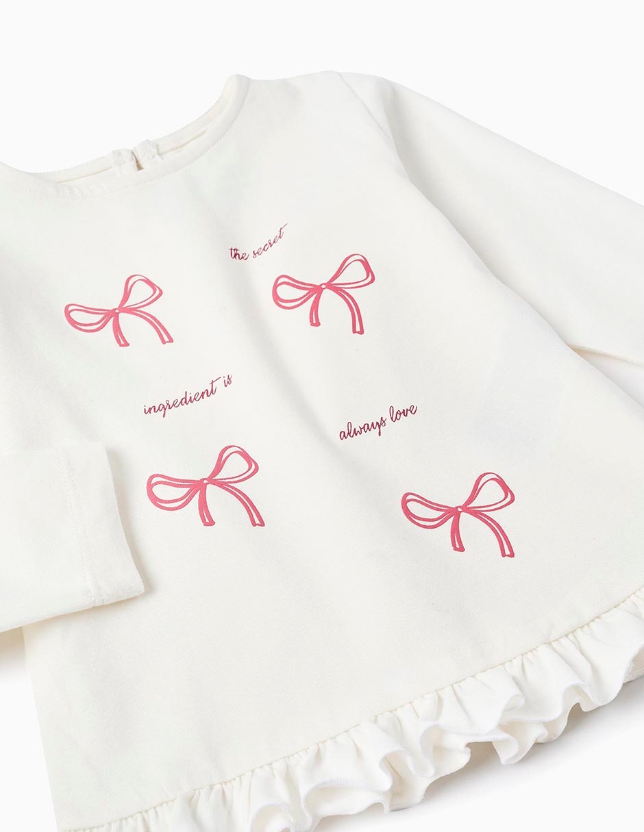 Playera manga larga para bebé / infantil niña 3