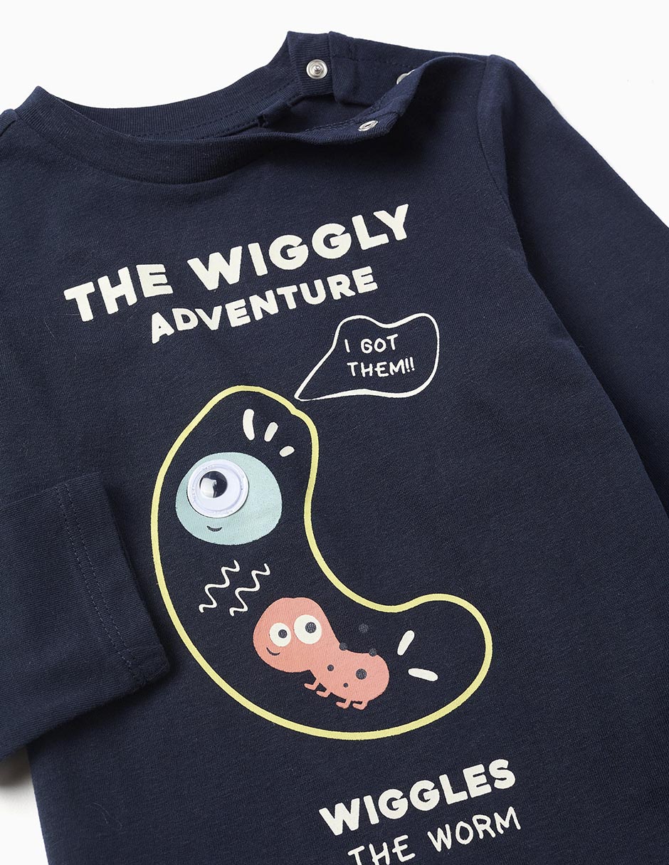 Playera Zippy manga larga para bebé unisex