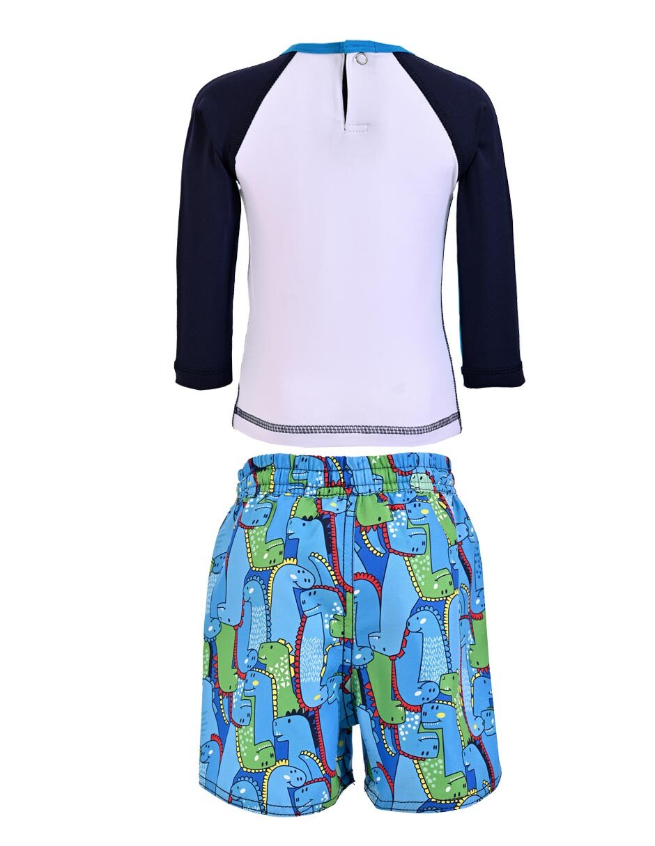 Conjunto traje de baño Dino Fantasia para niño 2
