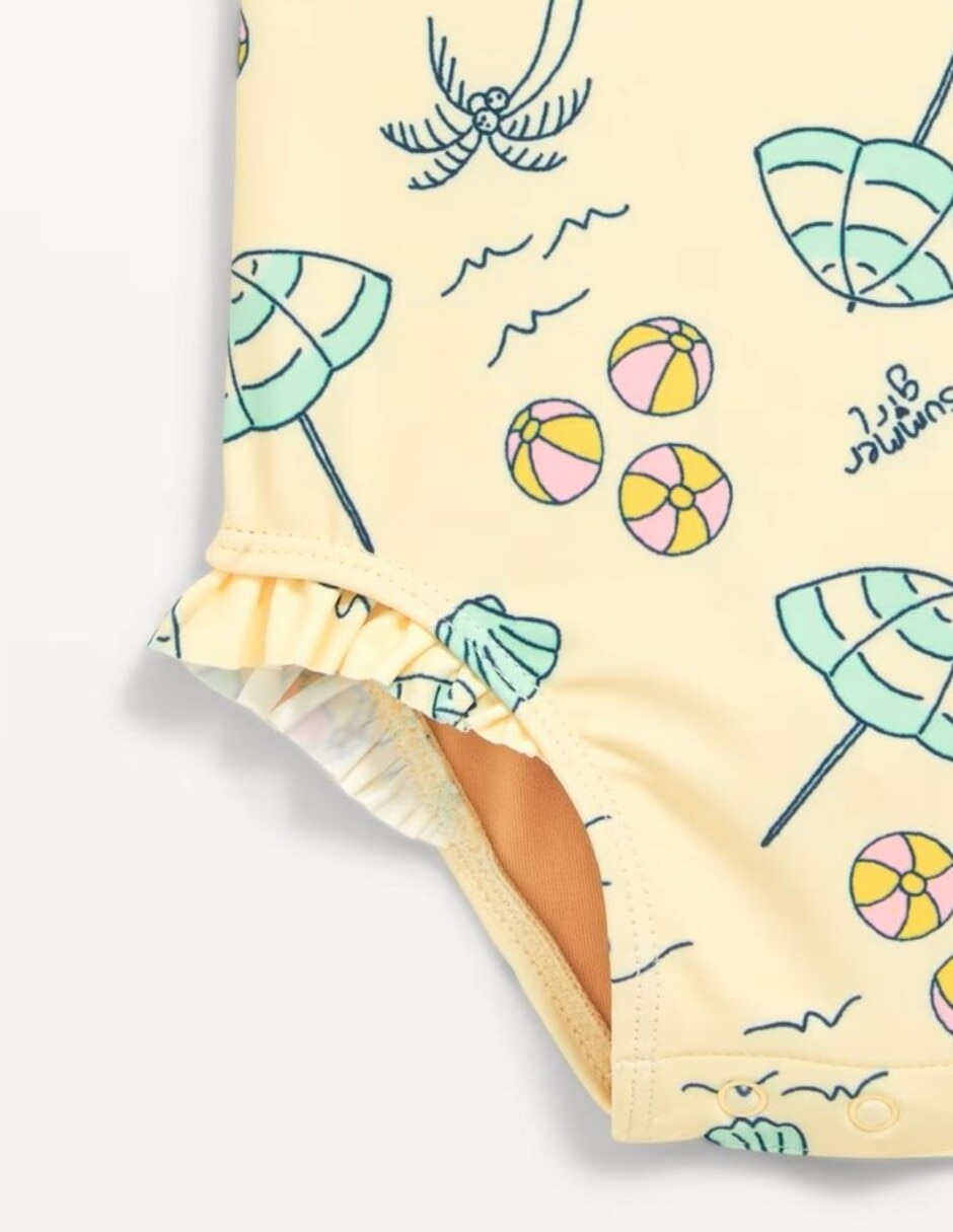 Traje de baño completo para niña