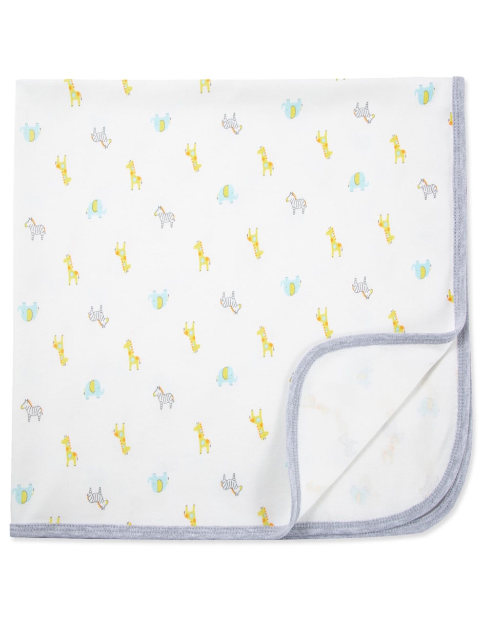 Cobija clásica de tejido punto para bebé unisex 2