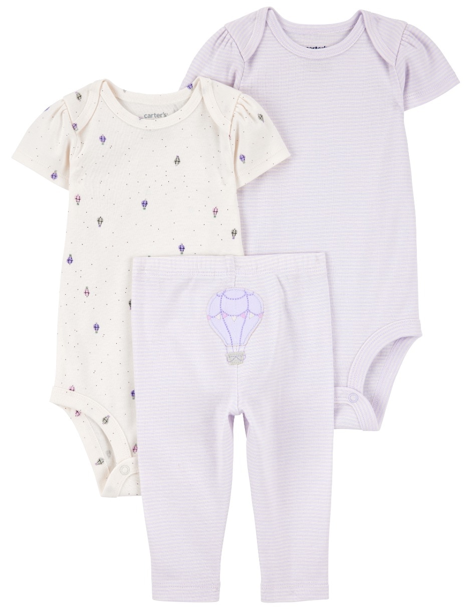 Conjunto de algodón para bebé niña Conjunto de algodón para bebé niña