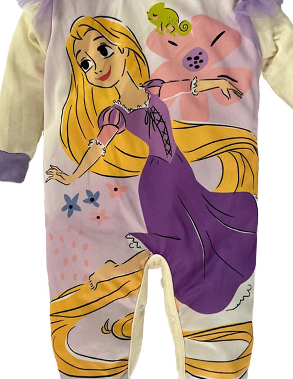 Set de mamelucos Princesas de algodón para bebé niña 6