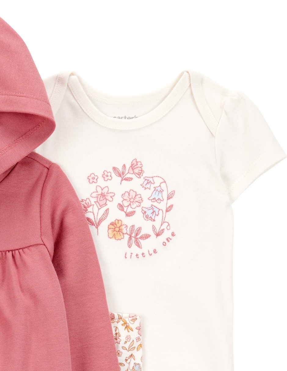 Conjunto de algodón para bebé niña 5
