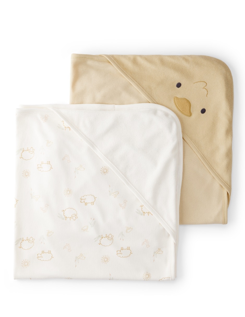 Set bata de baño unisex