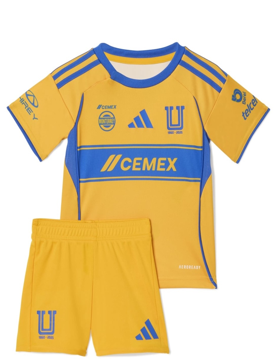 Conjunto deportivo tigres para bebé niño 1