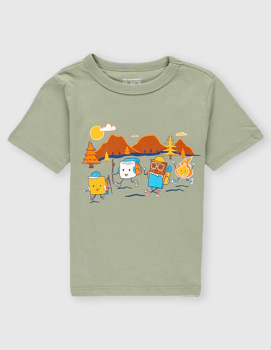 Playera The Childrens Place manga corta para bebé niño Playera The Childrens Place manga corta para bebé niño