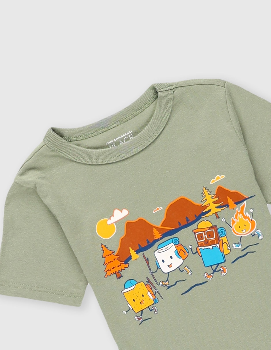 Playera The Childrens Place manga corta para bebé niño 4