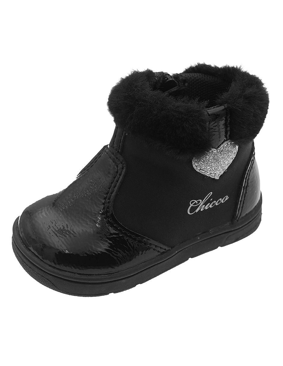 Botas Chicco Para Niña - Cremallera Lateral, Suela Natural Footprint, Cómodas Y Ligeras