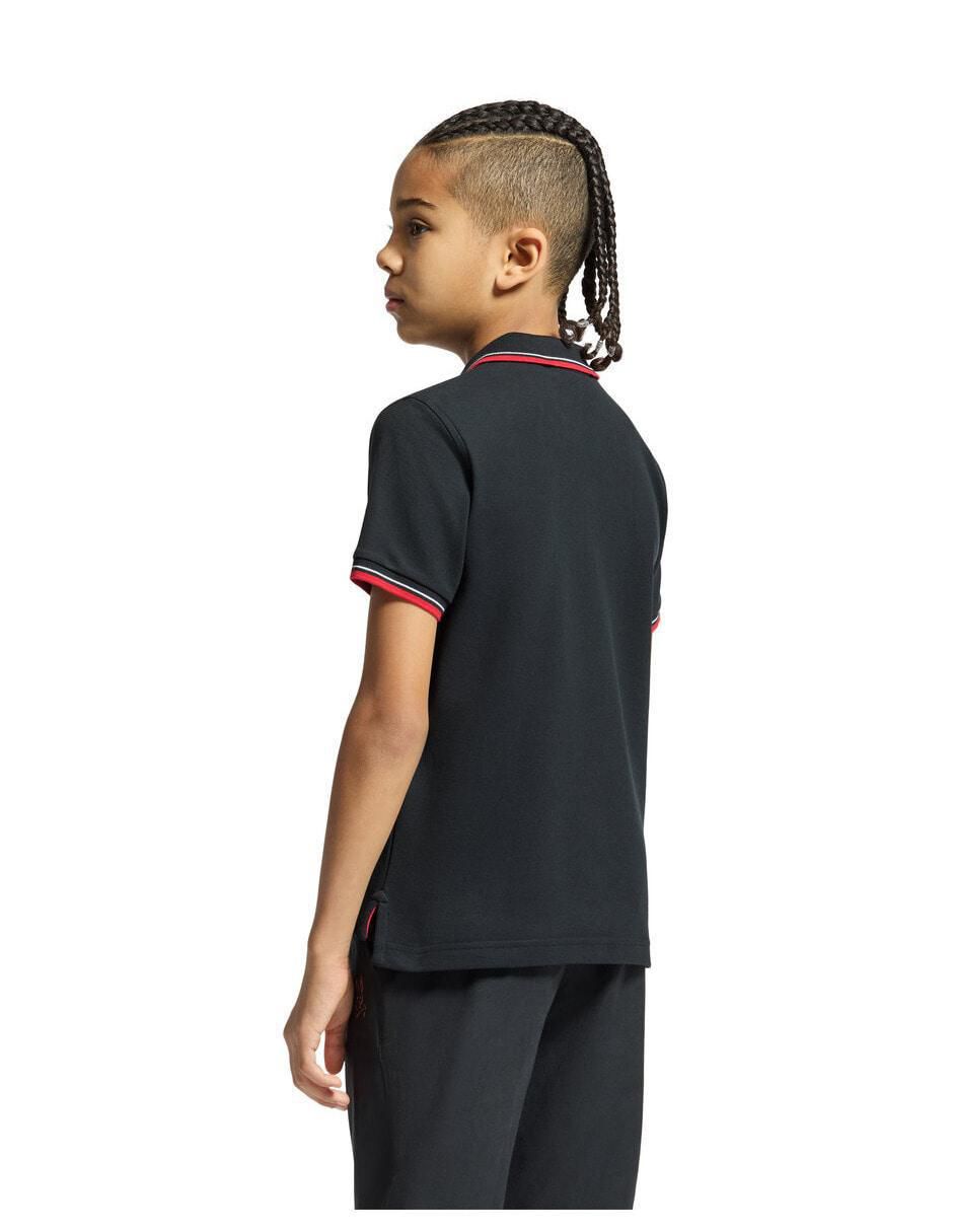 Playera tipo polo de algodón para niño 6
