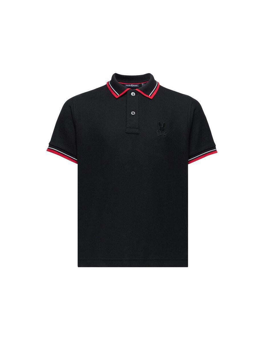 Playera tipo polo de algodón para niño 8
