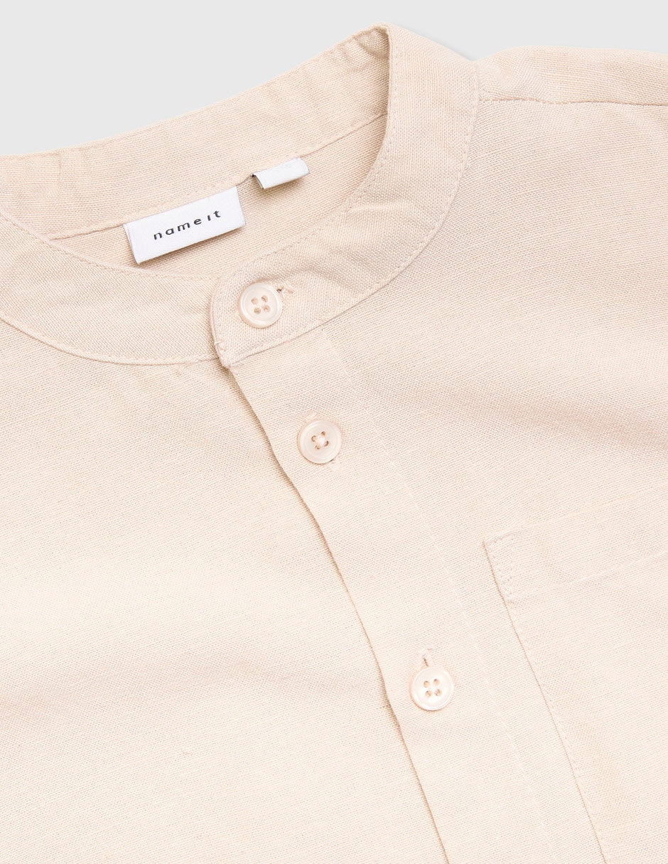 Camisa casual manga corta para niño 3