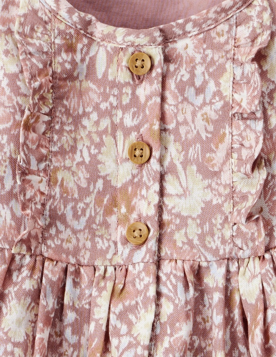 Vestido con calzón manga regular para niña 4