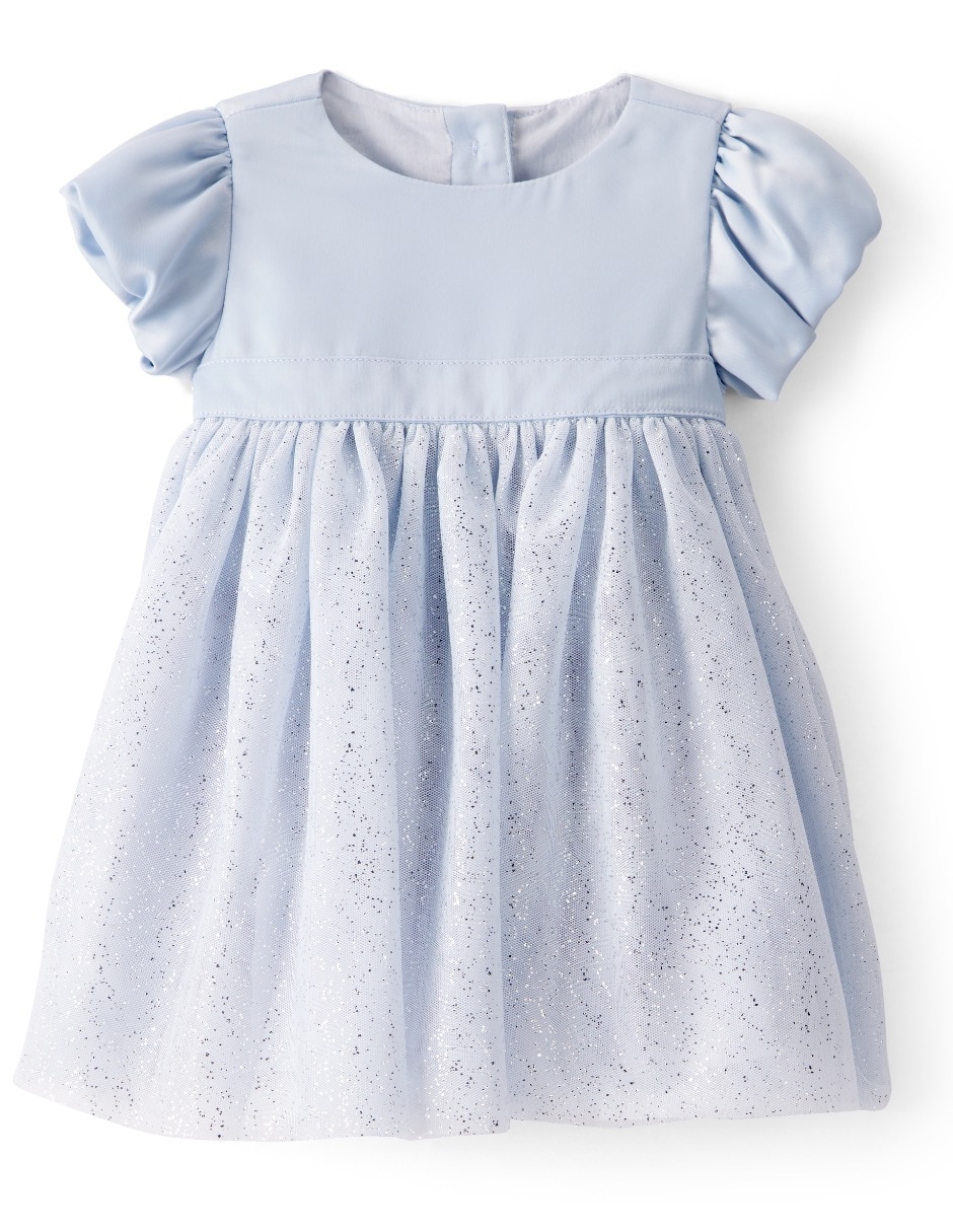 Vestido manga globo para bebé niña Vestido manga globo para bebé niña