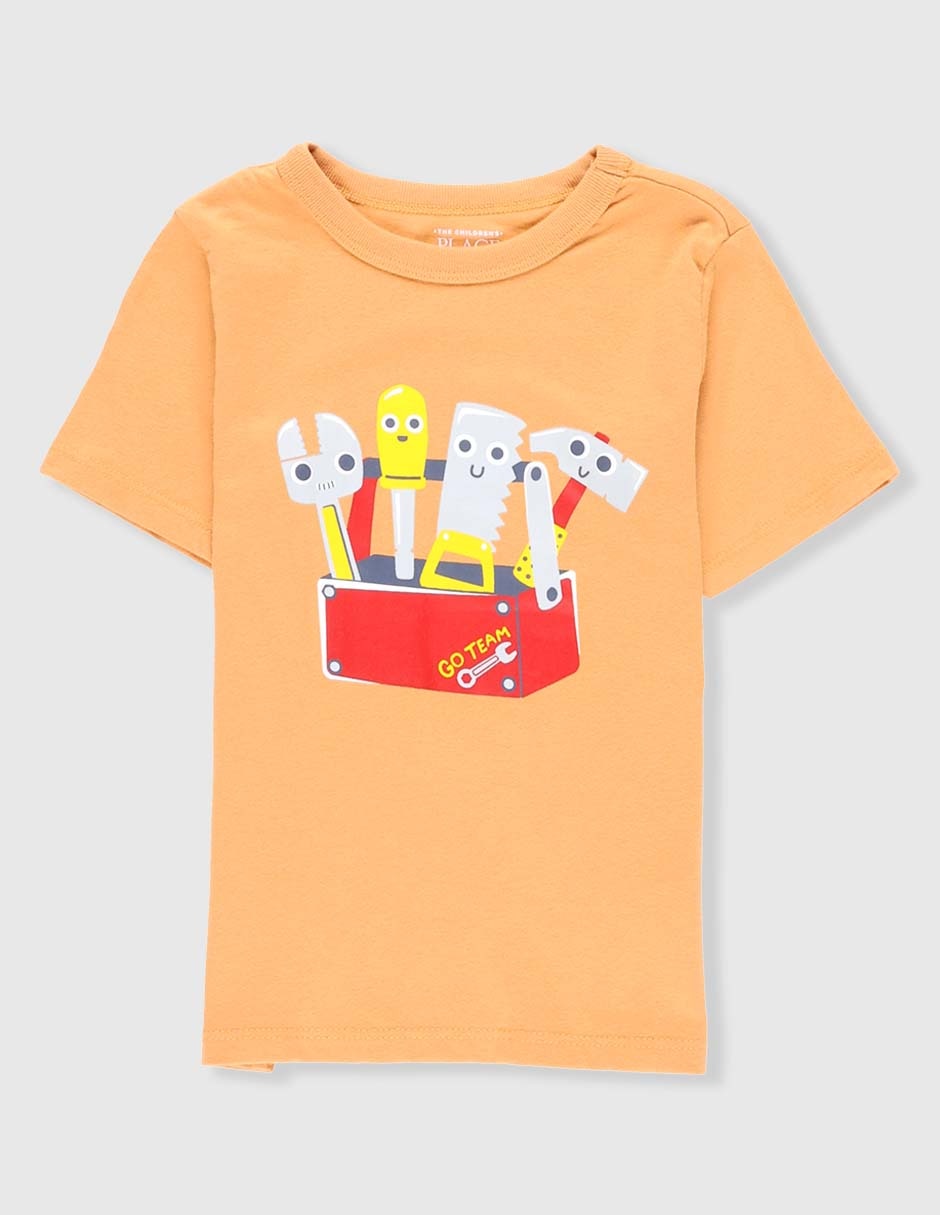Playera manga corta para bebé niño Playera manga corta para bebé niño