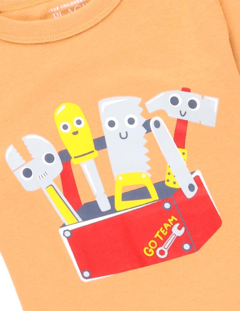 Playera manga corta para bebé niño 3