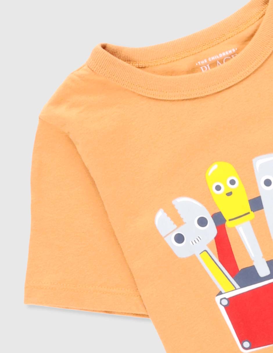 Playera manga corta para bebé niño 4