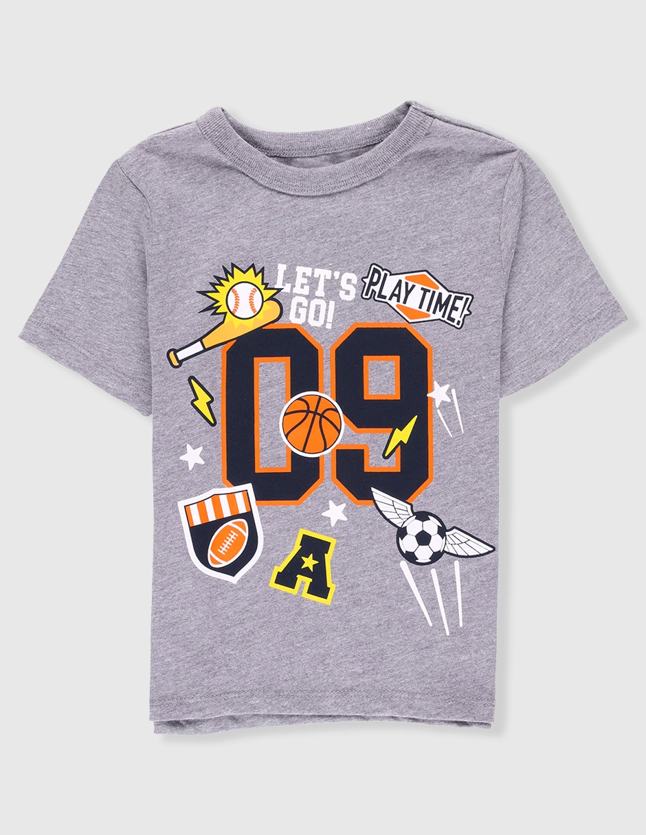 Playera manga corta para bebé niño Playera manga corta para bebé niño