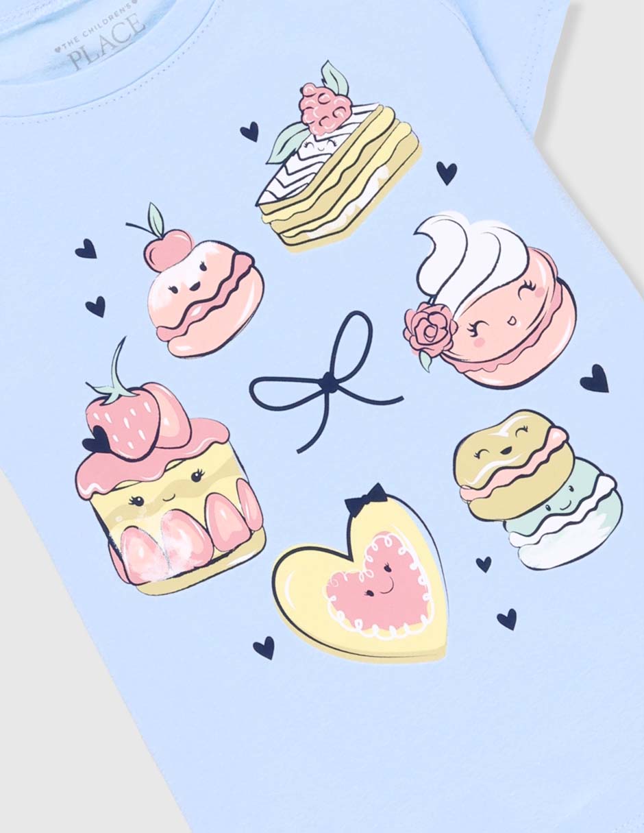 Playera manga corta para bebé niña 3
