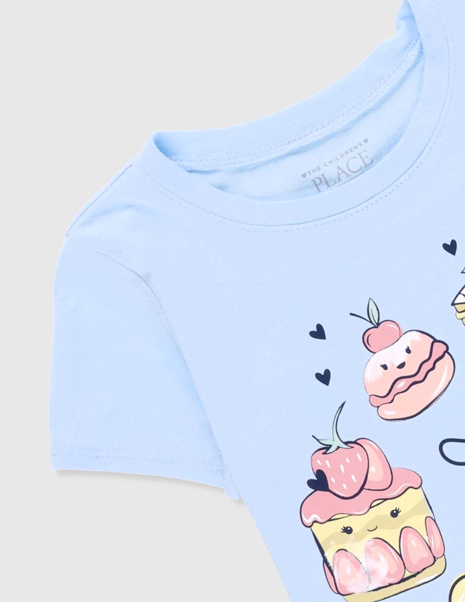 Playera manga corta para bebé niña 4