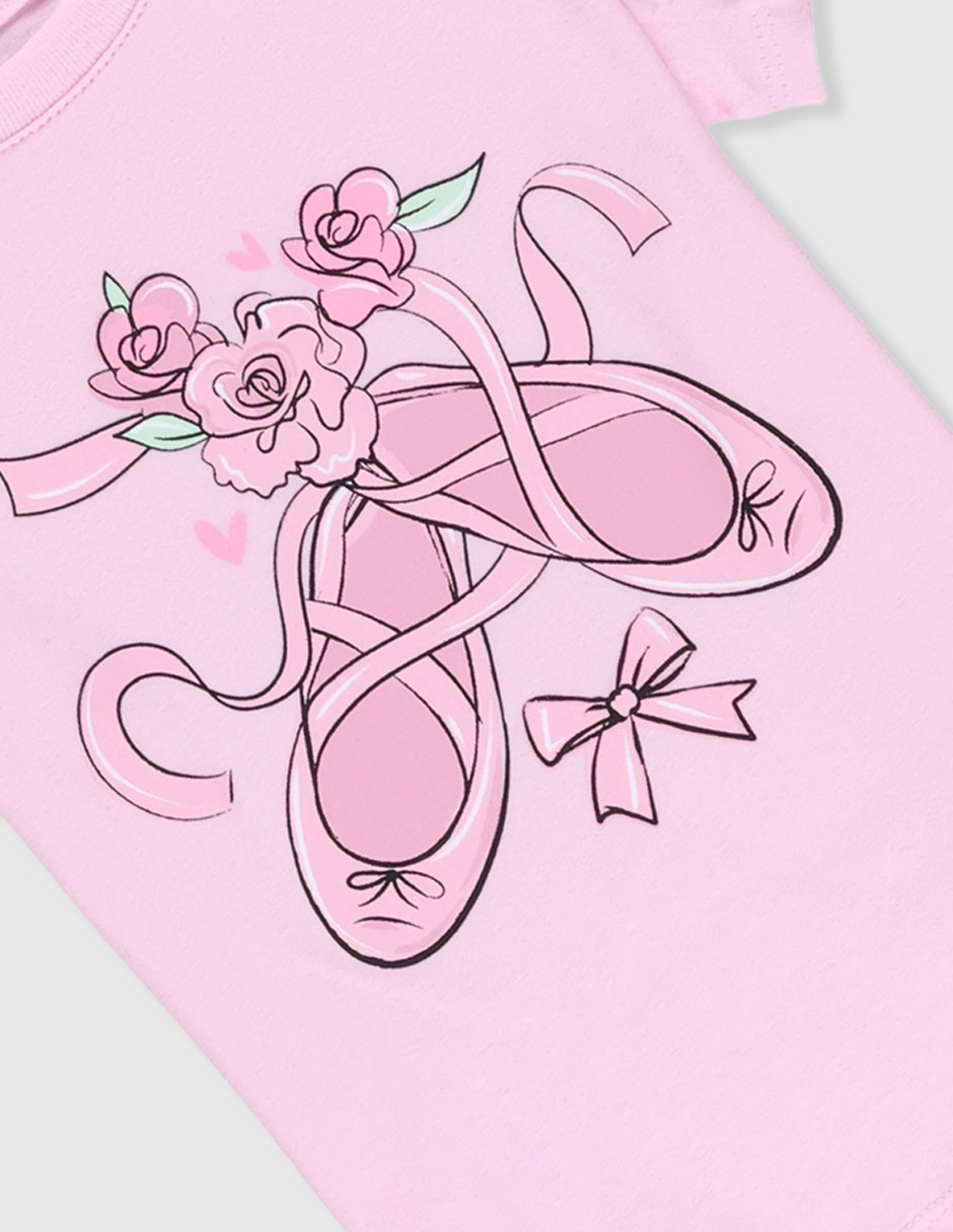 Playera manga corta para bebé niña 4