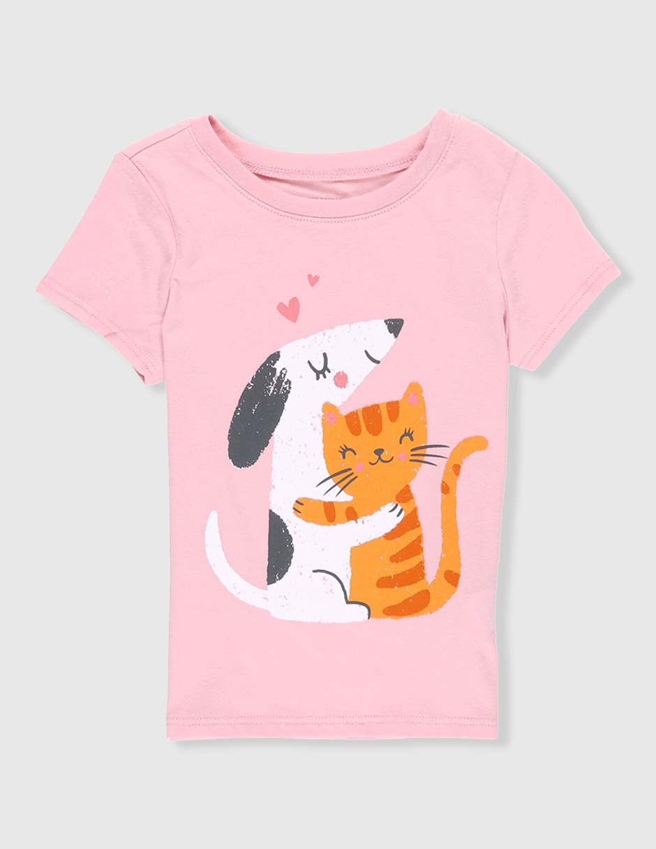 Playera manga corta para bebé niña Playera manga corta para bebé niña