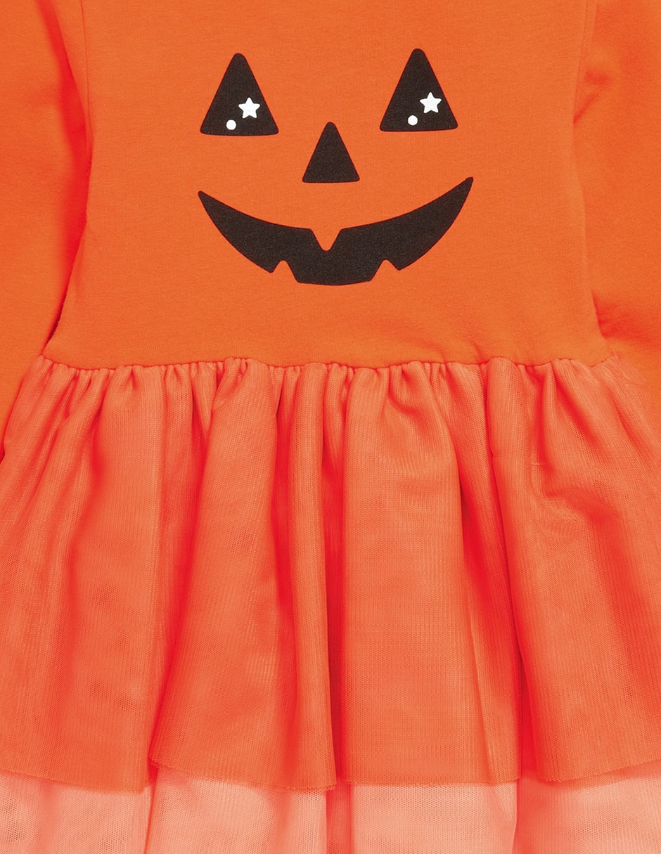 Vestido manga regular para niña 3